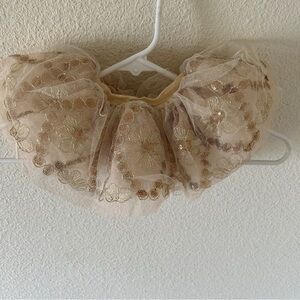 So Dorable Baby Girl Tutu 0-6 Month sequence Floral Tool Cream Beige Gold Fairy